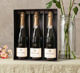Bonnaire Trilogie 2008: bottles No. 1, No. 2 and No. 3 in their presentation box.