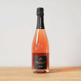 Louis Brochet Rosé Heritage Champagne bottle, front label