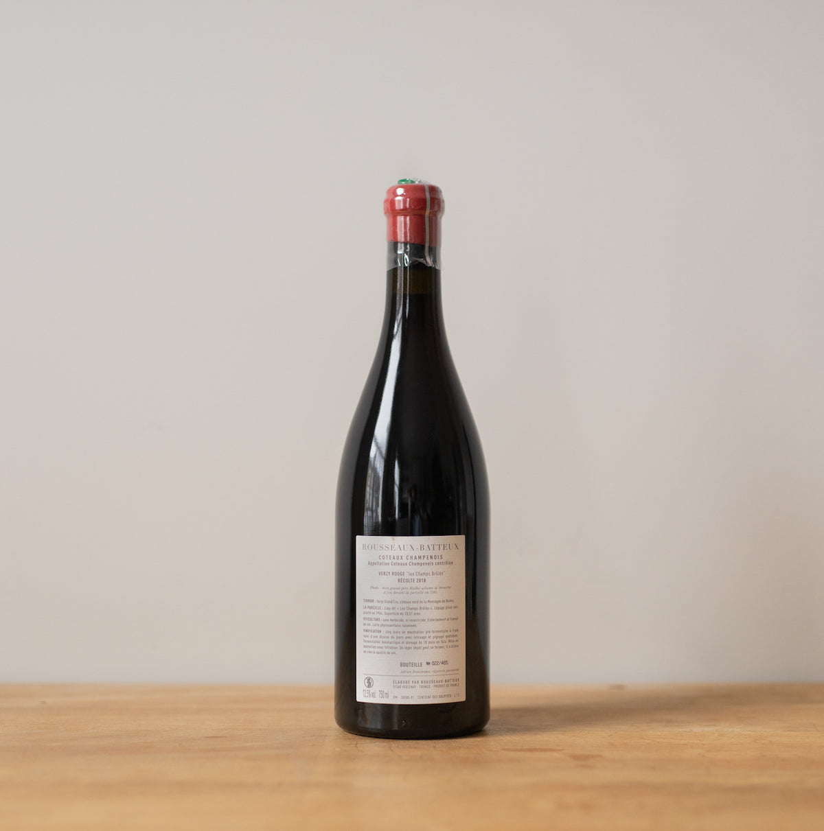 Rousseaux Batteux Coteaux Champenois Verzy Rouge – Sip Champagnes