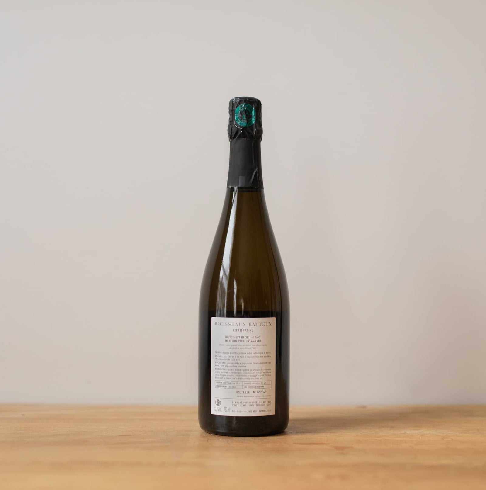 ROUSSEAUX-BATTEUX ルソーバトーシャンパン 2020年 送料無料 ルソー バトー キュヴェ ロゼ グラン クリュ 750ml