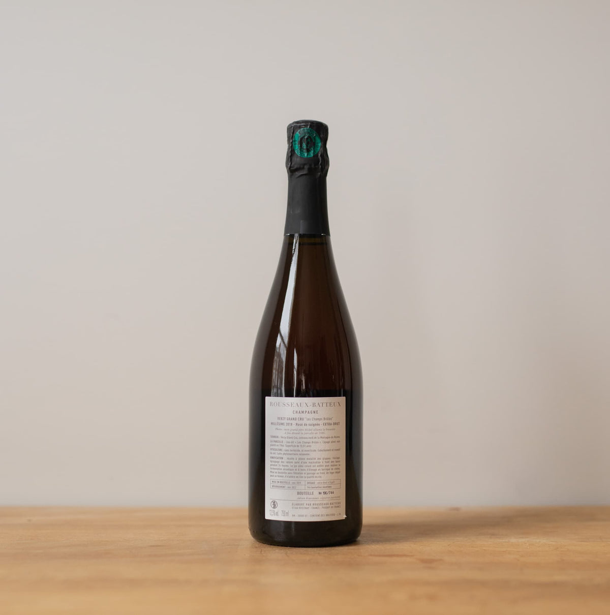 ROUSSEAUX BATTEUX GRAND CRUルソーバトー Rousseaux Batteux Vieilles Vignes de Pinot Noir Le Mont Champagne
